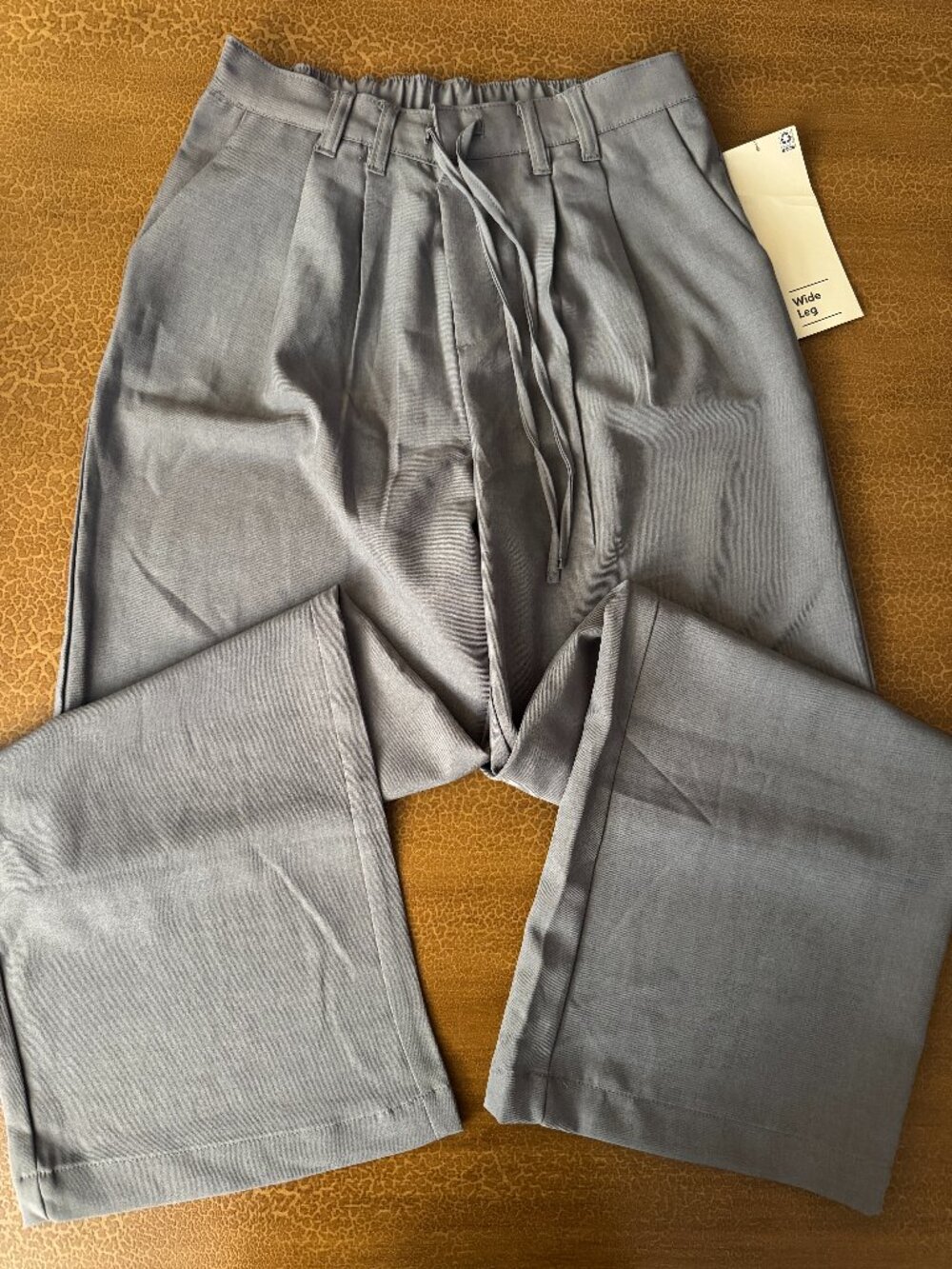 NWT No Boundaries Wide Leg Trouser Pants Drawstring Waist - Size XS (0-2)